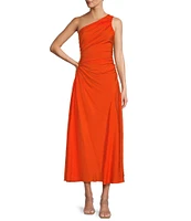 Antonio Melani Lena Asymmetric One Shoulder Maxi Dress