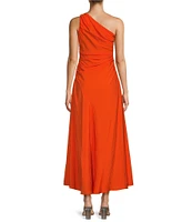 Antonio Melani Lena Asymmetric One Shoulder Maxi Dress