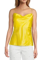 Antonio Melani Lila Silk Charmeuse Scoop Neck Sleeveless Blouse