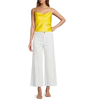 Antonio Melani Lila Silk Charmeuse Scoop Neck Sleeveless Blouse