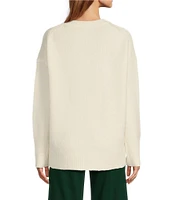 Antonio Melani Lorella Imitation Alpaca Round Neck Long Sleeve Sweater