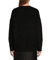 Antonio Melani Lorella Imitation Alpaca Round Neck Long Sleeve Sweater