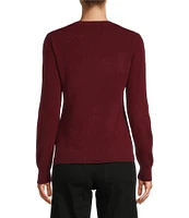 Antonio Melani Luxury Collection Cameron Cashmere Crew Neck Long Sleeve Knit Sweater