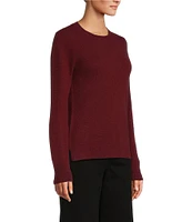 Antonio Melani Luxury Collection Cameron Cashmere Crew Neck Long Sleeve Knit Sweater