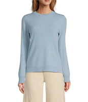 Antonio Melani Luxury Collection Cameron Cashmere Crew Neck Long Sleeve Knit Sweater