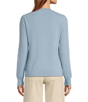 Antonio Melani Luxury Collection Cameron Cashmere Crew Neck Long Sleeve Knit Sweater