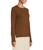 Antonio Melani Luxury Collection Cameron Cashmere Crew Neck Long Sleeve Knit Sweater