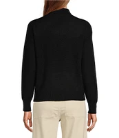 Antonio Melani Luxury Collection Maddie Cashmere Henley Long Sleeve Knit Sweater