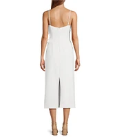 Antonio Melani Martha Floral Applique V-Neck Dress