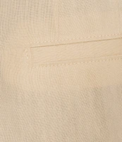 Antonio Melani Melinda Linen Blend Pleated Straight Leg Pants