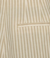Antonio Melani Melinda Coordinating Stripe Linen Blend Straight Leg Pants