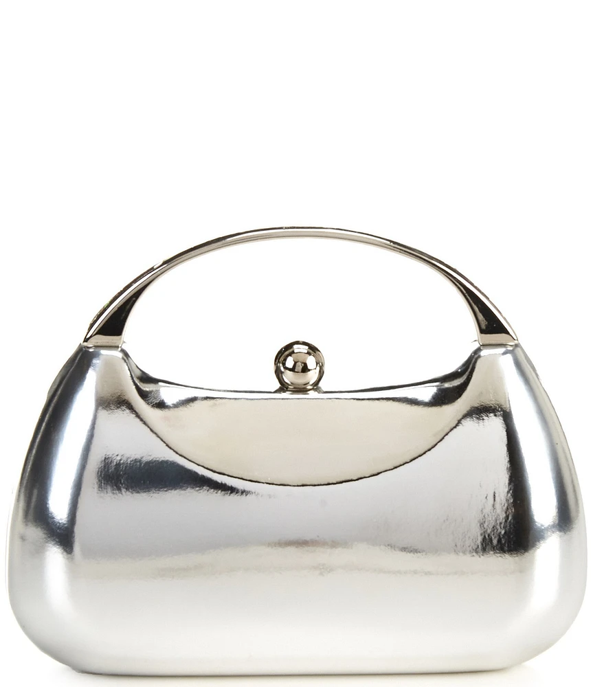 Antonio Melani Mirrored Mini Top Handle Clutch