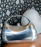 Antonio Melani Mirrored Mini Top Handle Clutch