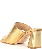 Antonio Melani Murray Metallic Leather Toe Loop Sandals