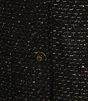Antonio Melani Nikki Tweed V-Neck Long Sleeve Mini A-Line Dress