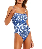 Antonio Melani Ornate Border One Piece Swimsuit