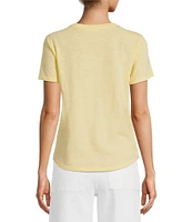 Antonio Melani Pamela Short Sleeve Knit Cotton Tee shirt