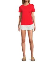 Antonio Melani Pamela Short Sleeve Knit Cotton Tee shirt