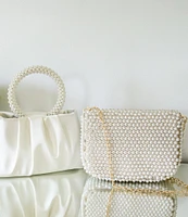 Antonio Melani Pearl Beaded Flap Crossbody