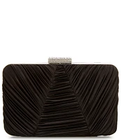 Antonio Melani Pleated Minaudiere Clutch