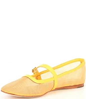 Antonio Melani Remmie Mesh Mary Jane Flats