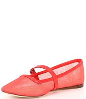 Antonio Melani Remmie Mesh Mary Jane Flats