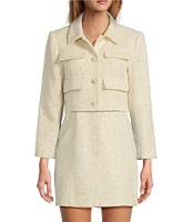 Antonio Melani Rita Sequin Tweed Jacket