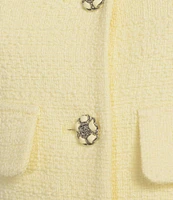 Antonio Melani Rita Tweed Long Sleeve Jacket