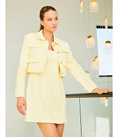 Antonio Melani Rita Tweed Long Sleeve Jacket