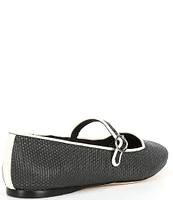 Antonio Melani Ruth Raffia Mary Jane Flats