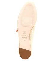 Antonio Melani Ruth Raffia Mary Jane Flats