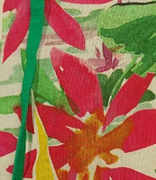 Antonio Melani Sabrina Tropical Printed Linen Button Down Coordinating Blouse