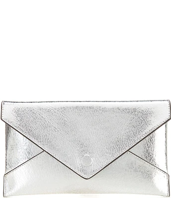 Antonio Melani Sarah Metallic Envelope Clutch