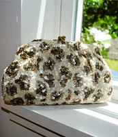 Antonio Melani Sequin Kisslock Dome Clutch