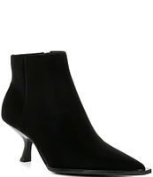 Antonio Melani Sterling Velvet Nappa Leather Dress Booties