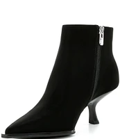 Antonio Melani Sterling Velvet Nappa Leather Dress Booties