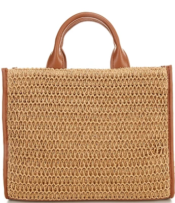 Antonio Melani Straw Raffia Book Tote Bag