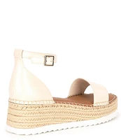 Antonio Melani Tanya Leather Espadrille Wedge Sandals