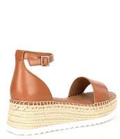 Antonio Melani Tanya Leather Espadrille Wedge Sandals