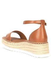 Antonio Melani Tanya Leather Espadrille Wedge Sandals