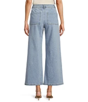 Antonio Melani Valentina High Rise Diamond Wide Leg Jeans