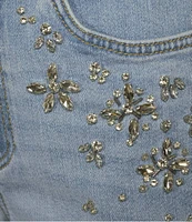 Antonio Melani Valentina High Rise Diamond Wide Leg Jeans