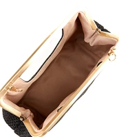 Antonio Melani Violet Knit Clutch