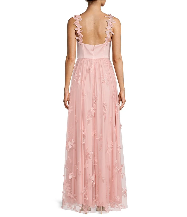 Antonio Melani x Breast Cancer Awareness Capsule Mely Satin Embroidered  Tulle Dress at Hamilton Place in Chattanooga, TN