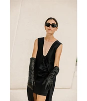 Antonio Melani x Elizabeth Damrich Column Genuine Leather Gloves