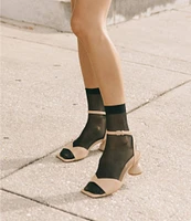 Antonio Melani x Elizabeth Damrich Column Leather Dress Sandals