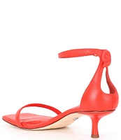 Antonio Melani x Elizabeth Damrich Sissy Leather Ornament Detail Dress Sandals