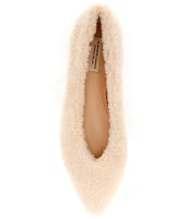 Antonio Melani x Elizabeth Damrich Sofa Fluffy Faux Fur Pumps