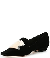 Antonio Melani x Jennifer Sumko Leedy Velvet Tassel Loafers