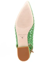 Antonio Melani x Jennifer Sumko Newport Woven Lace-Up Dress Flats